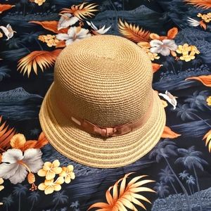 Betmar Tricia Braided Cloche Bucket Hat